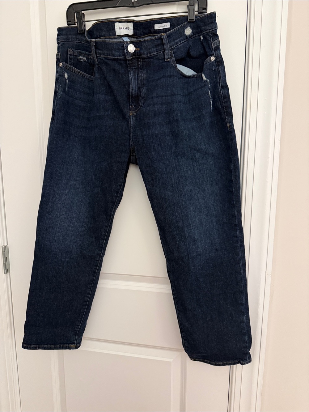Frame Denim Relaxed Dark Indigo Jeans
